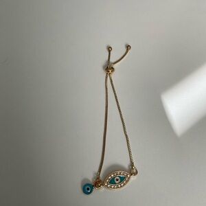 Gold Evil Eye Bracelet